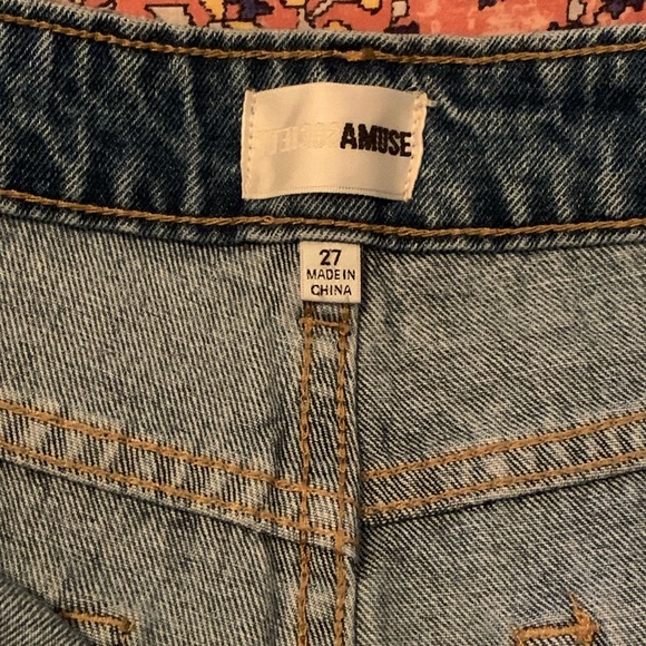 NWT Amuse Society Shoreline Denim Woven Short Size 27 - Picture 6 of 8